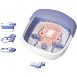 LANAFORM HEAT & FOLD SPA - Appareil de massage des pieds - Pliable et chauffant - Set de pédicure inclus