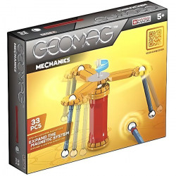 GEOMAG MECHANICS Jeu de Construction Magnétique 33 pcs