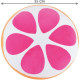 JEMINI Fruity's 2 coussins fraise et orange +/- 50 cm