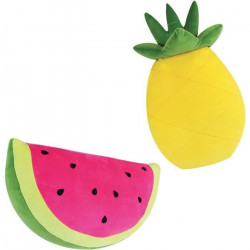 JEMINI Fruity's 2 coussins pasteque et ananas fruity s +/- 50 cm