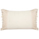 Coussin coton Macra - Ivoire - 30 x 50 cm