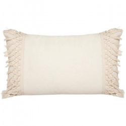 Coussin coton Macra - Ivoire - 30 x 50 cm