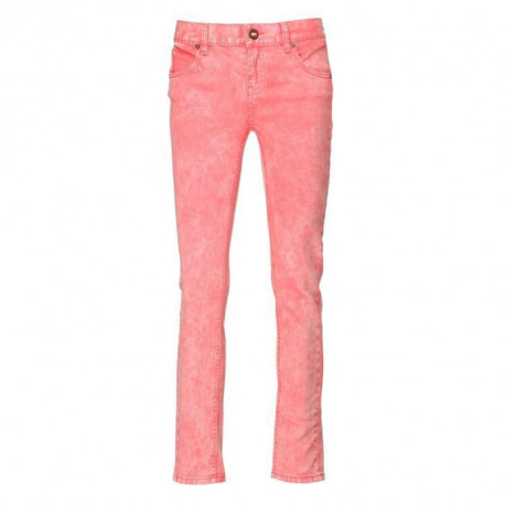 VOLCOM Pantalon Oily Skinny - Femme - Rose Corail