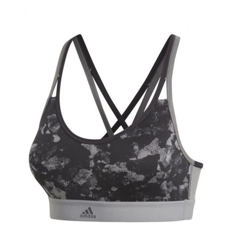 ADIDAS Brassiere All Me Gr - Femme - Noir et gris