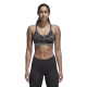 ADIDAS Brassiere All Me Gr - Femme - Noir et gris