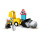 LEGO 10930 DUPLO Le Bulldozer, Engins De Chantier Jouet Pour Enfant de 2 Ans Et Plus, Jeu Motricité Fine Pour Garçons Et Filles