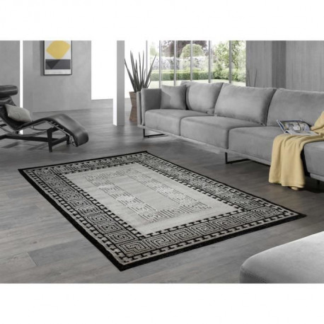 NAZAR Tapis de salon Tuana - 120 x 170 cm - Gris