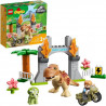 LEGO 10939 DUPLO L'évasion du T. rex et du Tricératops Jouet pour Enfants 2 ans et plus, avec Moto