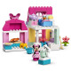 LEGO 10942 DUPLO Disney La maison et le café de Minnie, Maison de poupée avec Daisy, jouet enfant 2 ans et plus