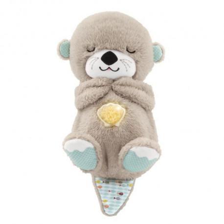 Fisher-Price - Ma Loutre Câlins Bonne Nuit - Jouet d'Eveil - Des la naissance