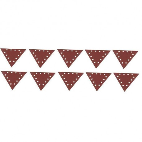 SCHEPPACH Lot de 10 triangles de ponçage grain 180 pour ponceuse DS210