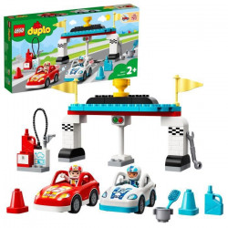 LEGO 10947 DUPLO Les voitures de course Jouet Enfant 2+ ans, Petites Voitures