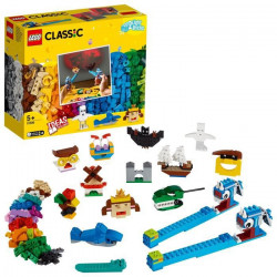 LEGO Classic 11009 Briques et lumieres - Jouets Créatifs de Construction, Théâtre d'ombres pour Enfants de 5 ans et +