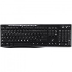 LOGITECH - Clavier sans fil K270 - Azerty - PC / Mac - Noir