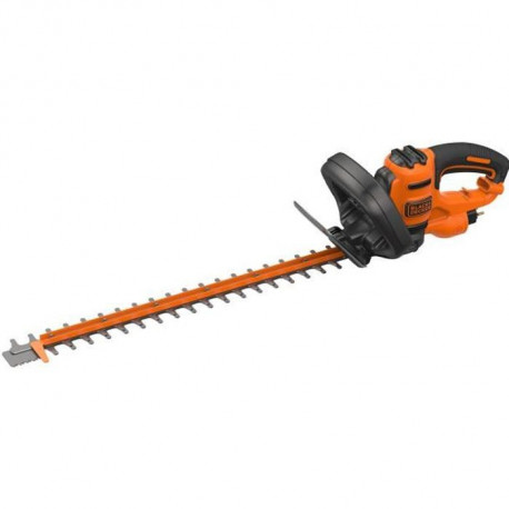 Taille-haie - Filaire électrique - BLACK + DECKER - BEHTS401-QS - 500 W - 55 cm avec 2 Poignées et Garde,Lame Asymétrique