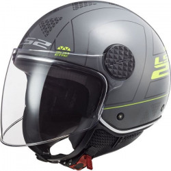 LS2 Casque Jet Sphere Lux Linus Gris Nardo