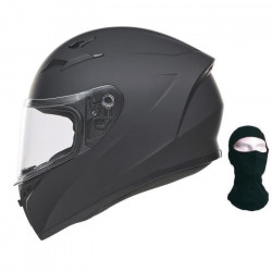 NOX Casque Intégral N961 Noir Mat + Cagoule