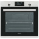SHARP K71V28IM2 - Four électrique encastrable - 78 L - Pyrolyse - Chaleur tournante - Porte froide - Classe A - Inox anti trace