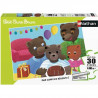 PETIT OURS BRUN Puzzle 30 pieces - L'anniversaire de Petit Ours Brun - Nathan - Puzzle Enfant + Poster - Des 4 ans