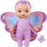 My Garden Baby - Mon Premier Bébé Papillon, violet, 23 cm, corps souple avec ailes en peluche - Poupée / Poupon - Des 18 mois