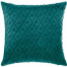 Coussin Flan 3D Losange CA - 40 x 40 cm - Bleu