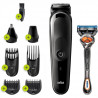Braun MGK5260 Tondeuse 8-En-1 - moteur auto-senseur - 13 longueurs (0,5 a 21 mm) - lames affûtées inusables en métal