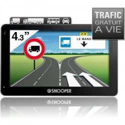 SNOOP PL2200, GPS Poids-lourds 4,3, 46 pays - Cartes & Trafic gratuits a vie