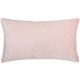 Coussin velours imprimé Dolce - 30 x 50 cm - Rose