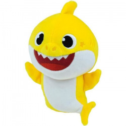 BABY SHARK Peluche +/- 20cm jaune