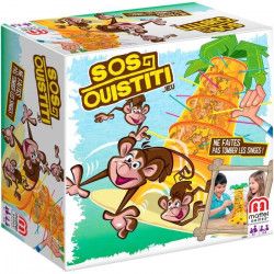 Mattel Games - SOS Ouistiti - Jeu de Société Familles - 5 ans et +