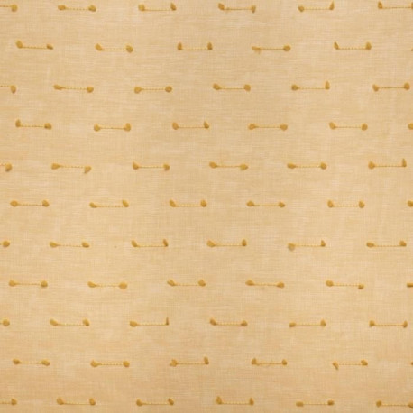 Voilage Leo - 140 x 240 cm - Ocre