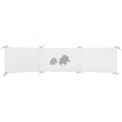 NATTOU Tour de lit réversible Tembo - 180 x 40 cm - En coton et polyester