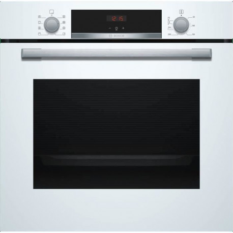 Four électrique encastrable air pulsé 3D+ - Nettoyage Ecoclean - BOSCH - HBA553BV0 - Blanc - 71 L - Classe A