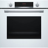 Four électrique encastrable air pulsé 3D+ - Nettoyage Ecoclean - BOSCH - HBA553BV0 - Blanc - 71 L - Classe A