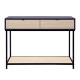 MINSK Console 2 tiroirs - En métal - L 110 x P 35 x H 80 cm