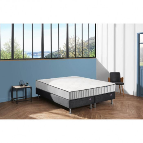 Matelas - 160 x 200 cm - LE MATELAS 365 JUST DREAM - Avec surmatelas amovible - 25 cm