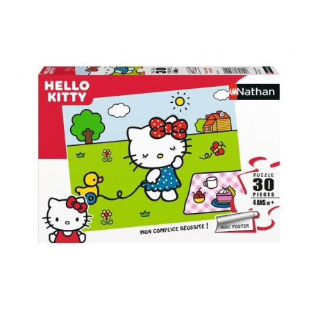 Puzzle 30 p - Hello Kitty au jardin