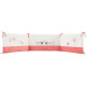 NOUKIE'S Amy et Zoé Tour de lit - 40 x 56 x 10 cm  Blanc a pois/Rose