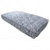DEKO & CO Coussin palette imprimé - 60 x 120 x 15 cm - Bleu