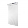 FRANCE COMBI Volet roulant solaire en PVC - Coloris blanc - H220 x L120 cm