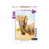 Puzzle N 500 p - Eléphants dans les steppes