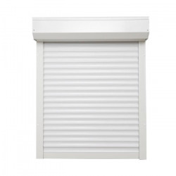 Volet Roulant Filaire SOMFY Aluminium Blanc L120 x H120 cm