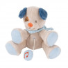 NATTOU Mini-peluche musicale Jim le chien - 100% polyester - 20 cm - Des la naissance