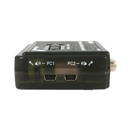 StarTech.com Kit commutateur KVM USB VGA a 2 ports avec audio et câbles - Switch écran clavier souris - Noir (SV211KUSB)