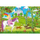 Puzzle enfant 3x48 pieces - Princesse dans le jardin du château - SCHMIDT AND SPIELE
