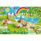 Puzzle enfant 3x48 pieces - Princesse dans le jardin du château - SCHMIDT AND SPIELE