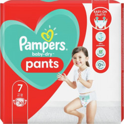 Pampers Baby-Dry Pants Couches-Culottes Taille 7, 30 Culottes