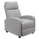 DREAM - Fauteuil de relaxation - Tissu - Gris - L 67 x P 98 x H 97 cm