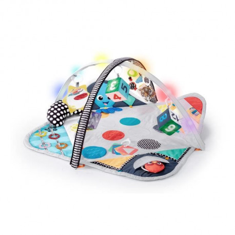BABY EINSTEIN Tapis de jeu évolutif du nouveau-né au tout-petit,18 Jouets/Activités lumieres/mélodies