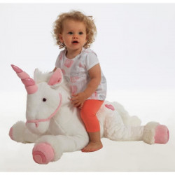 GIPSY Licorne Peluche Rose XL - 80 cm